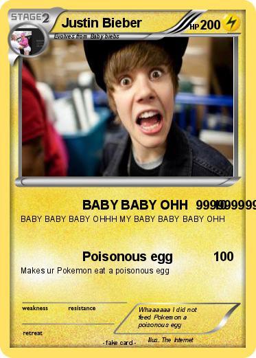 Pokemon Justin Bieber