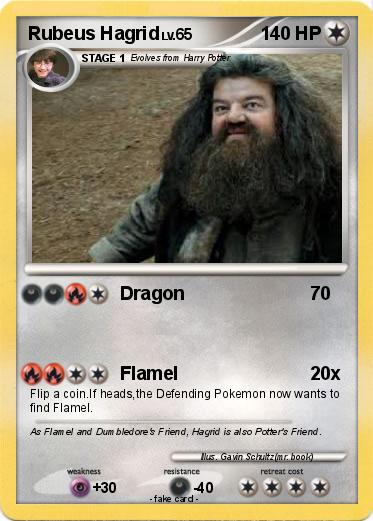 Pokemon Rubeus Hagrid