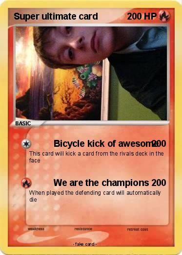 Pokemon Super ultimate card