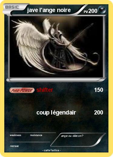 Pokemon jave l'ange noire