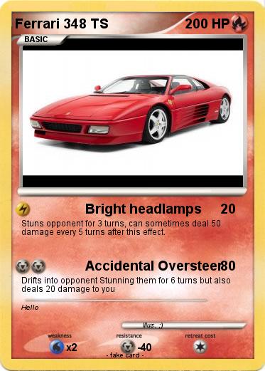Pokemon Ferrari 348 TS