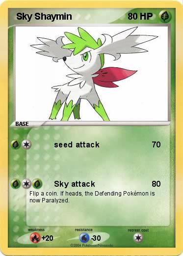 Pokemon  Sky Shaymin 