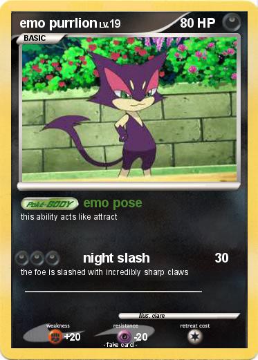 Pokemon emo purrlion