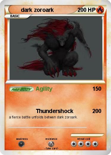 Pokemon dark zoroark