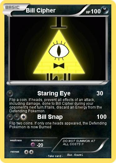 Pokemon Bill Cipher