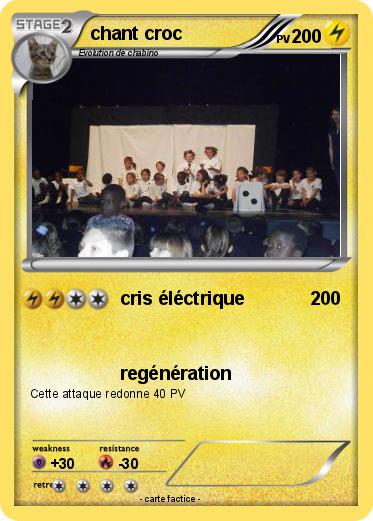 Pokemon chant croc