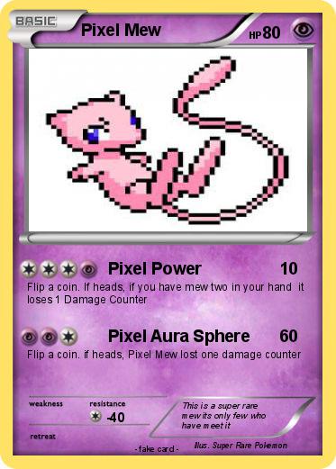Pokemon Pixel Mew