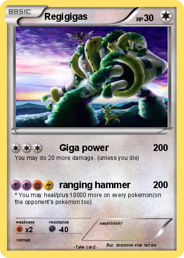 Pokemon Regigigas
