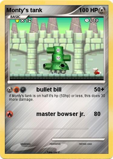 Pokemon Monty's tank