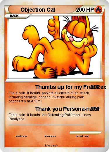 Pokemon Objection Cat