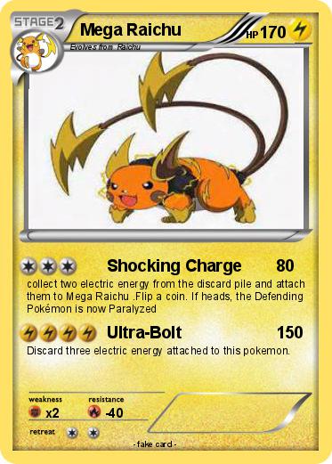 Pokemon Mega Raichu