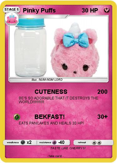 Pokemon Pinky Puffs