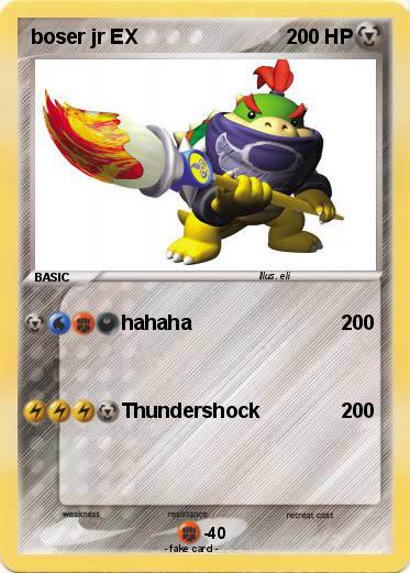 Pokemon boser jr EX