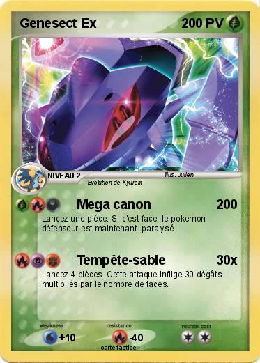 Pokemon Genesect Ex