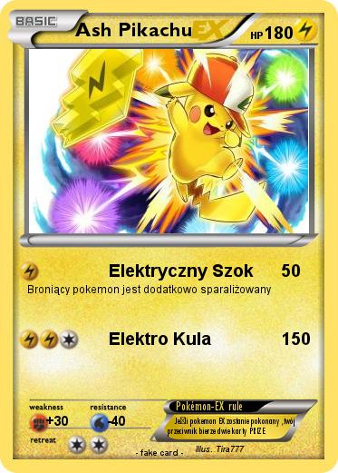 Pokemon Ash Pikachu