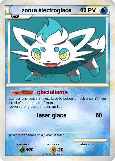 Pokemon zorua électroglace