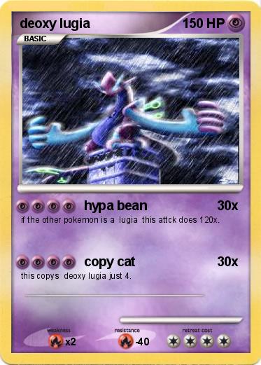 Pokemon deoxy lugia