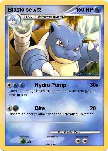 Pokemon Blastoise