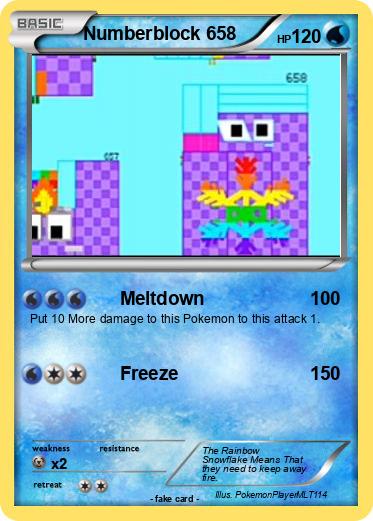 Pokemon Numberblock 658