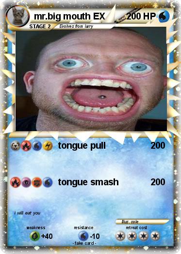 Pokemon mr.big mouth EX