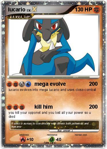Pokemon lucario