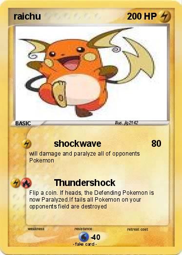Pokemon raichu