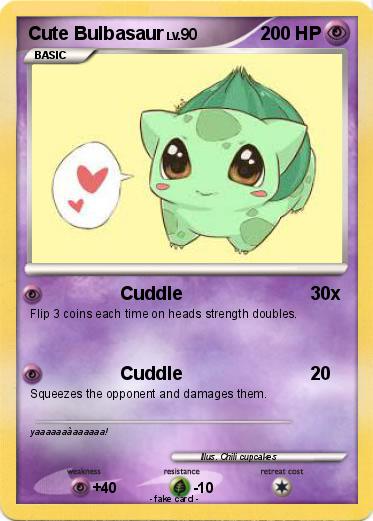 Pokemon Cute Bulbasaur