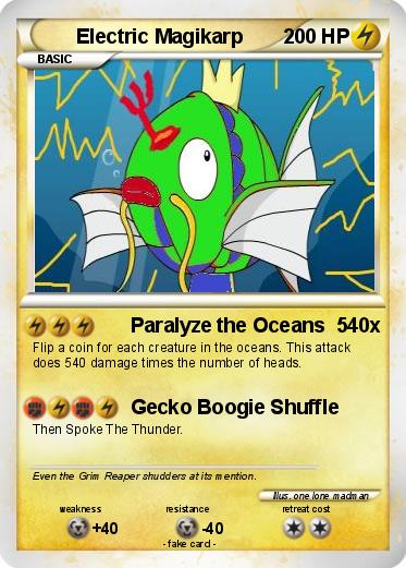 Pokemon Electric Magikarp