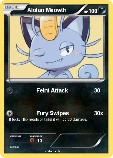 Pokemon Alolan Meowth