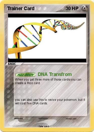 Pokemon Trainer Card