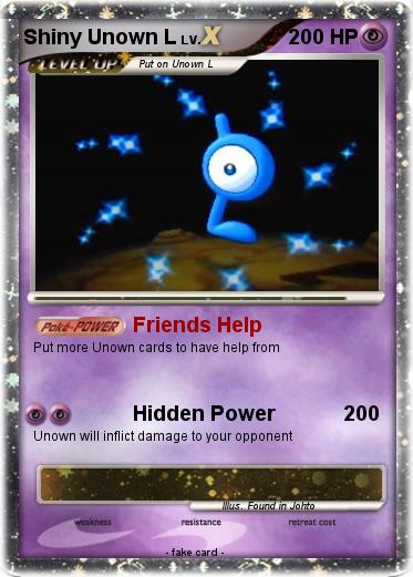 Pokemon Shiny Unown L
