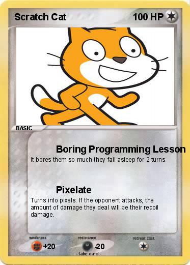 Pokemon Scratch Cat