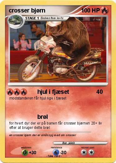 Pokemon crosser bjørn