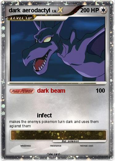 Pokemon dark aerodactyl