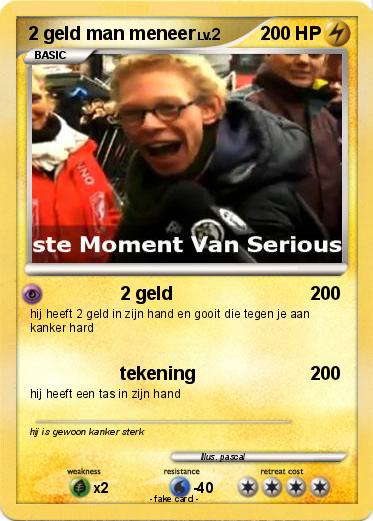 Pokemon 2 geld man meneer