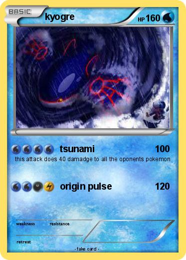 Pokemon kyogre