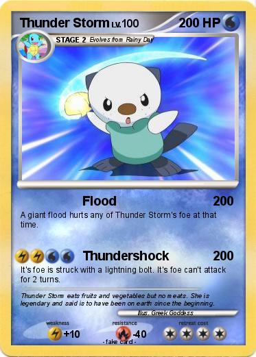 Pokemon Thunder Storm