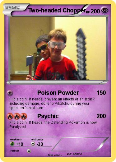 Pokemon Two-headed Chopper