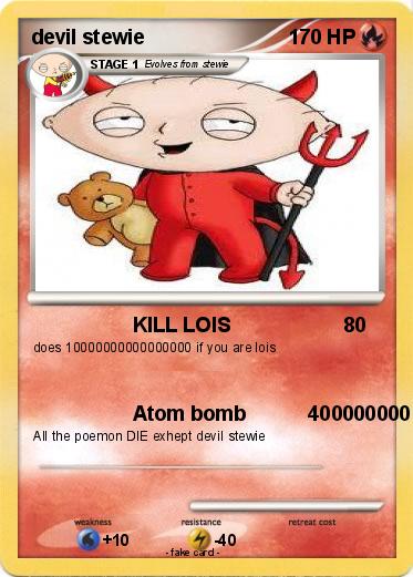 Pokemon devil stewie