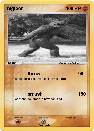 Pokemon bigfoot