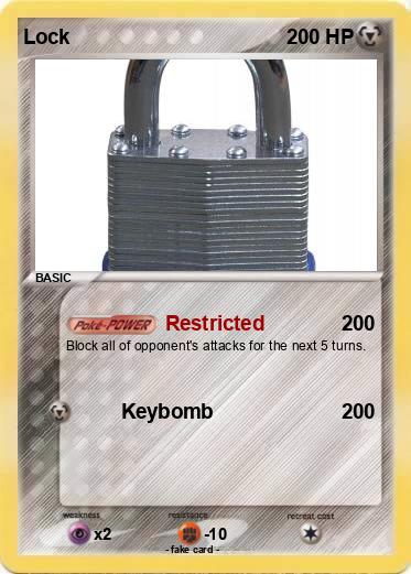 Pokemon Lock
