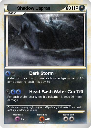 Pokemon Shadow Lapras