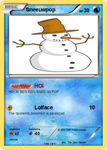 Pokemon Sneeuwpop