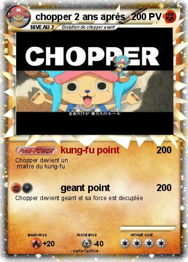 Pokemon chopper 2 ans après