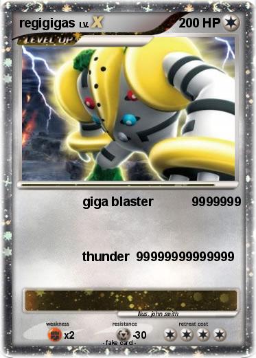 Pokemon regigigas