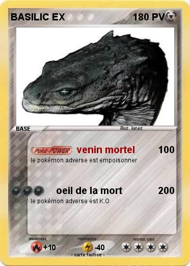 Pokemon BASILIC EX