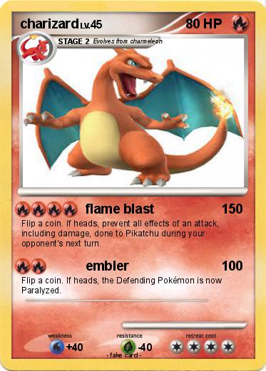 Pokemon charizard