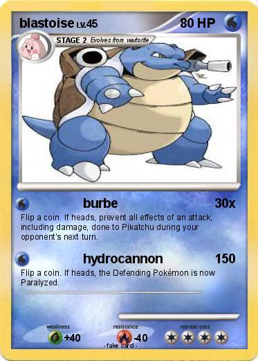 Pokemon blastoise