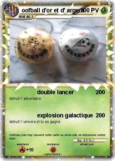 Pokemon oofball d'or et d' argent