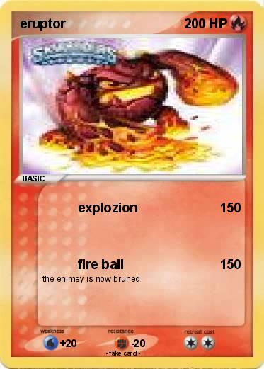Pokemon eruptor